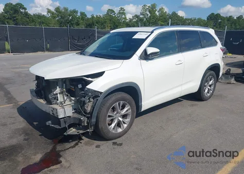 2015 Toyota Highlander Xle V6 from USA, damaged, VIN 5TDKKRFH6FS078258